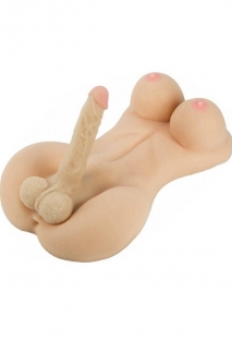 Yar�m V�cut Beyaz Trans Manken